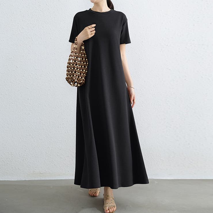 エンボスワンピース フレアワンピース 夏ワンピース | COCOMOMO | 詳細画像19 