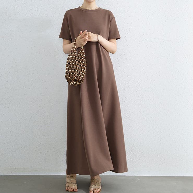 エンボスワンピース フレアワンピース 夏ワンピース | COCOMOMO | 詳細画像2 