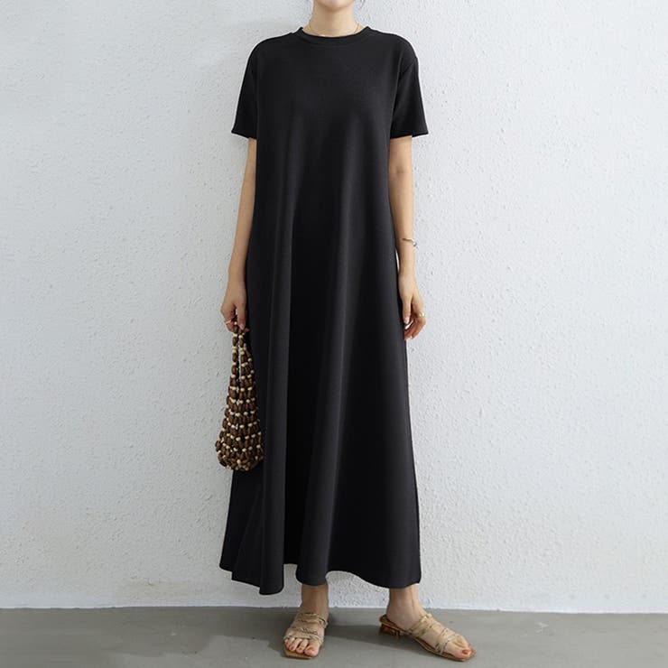 エンボスワンピース フレアワンピース 夏ワンピース | COCOMOMO | 詳細画像22 