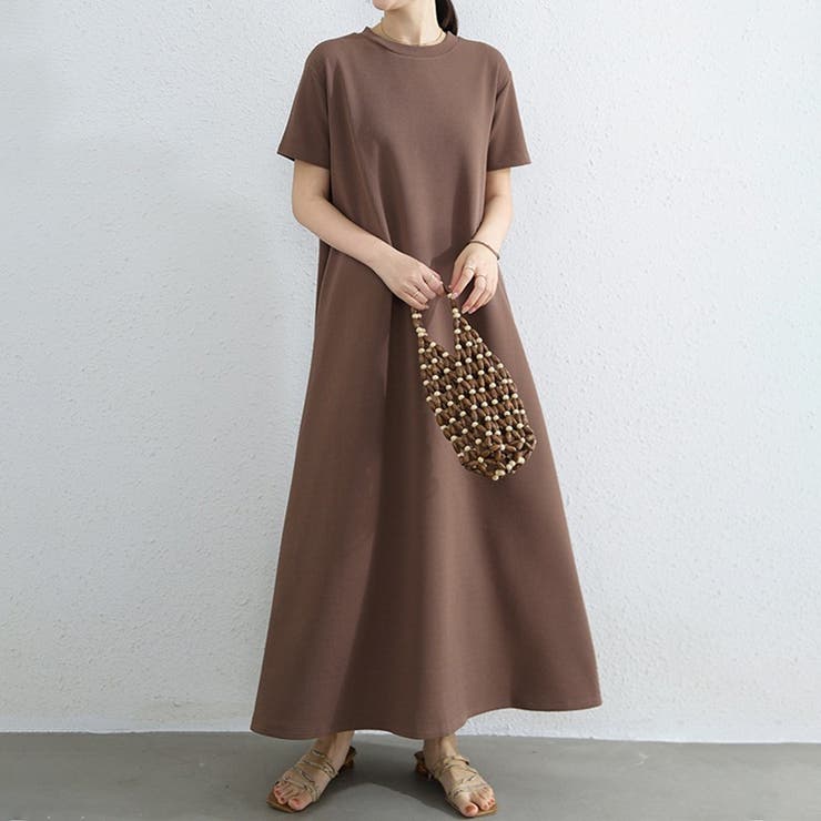 エンボスワンピース フレアワンピース 夏ワンピース | COCOMOMO | 詳細画像4 