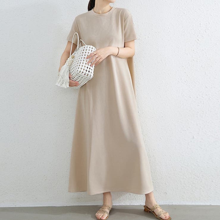 エンボスワンピース フレアワンピース 夏ワンピース | COCOMOMO | 詳細画像11 