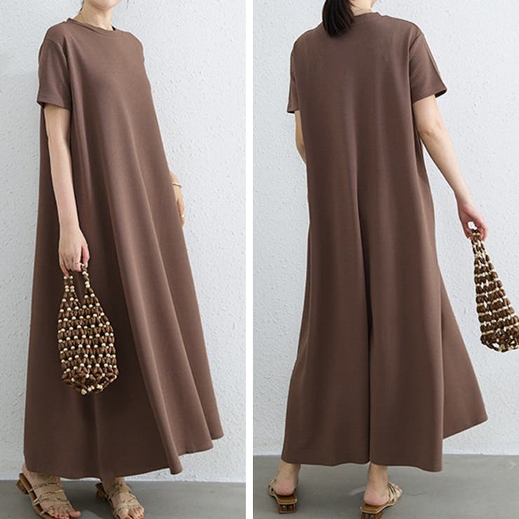 エンボスワンピース フレアワンピース 夏ワンピース | COCOMOMO | 詳細画像5 