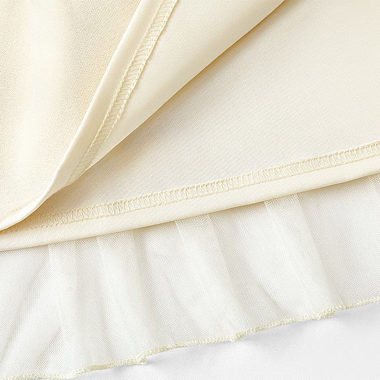 チュールドッキングペプラムトップス ペプラム ダンボールスウェット | COCOMOMO | 詳細画像42 