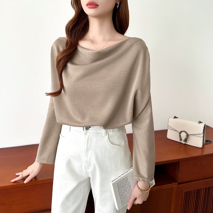 3wayで着回し自在 オフショルダー ドレープトップス | COCOMOMO | 詳細画像14 