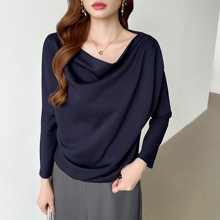 3wayで着回し自在 オフショルダー ドレープトップス | COCOMOMO | 詳細画像38 