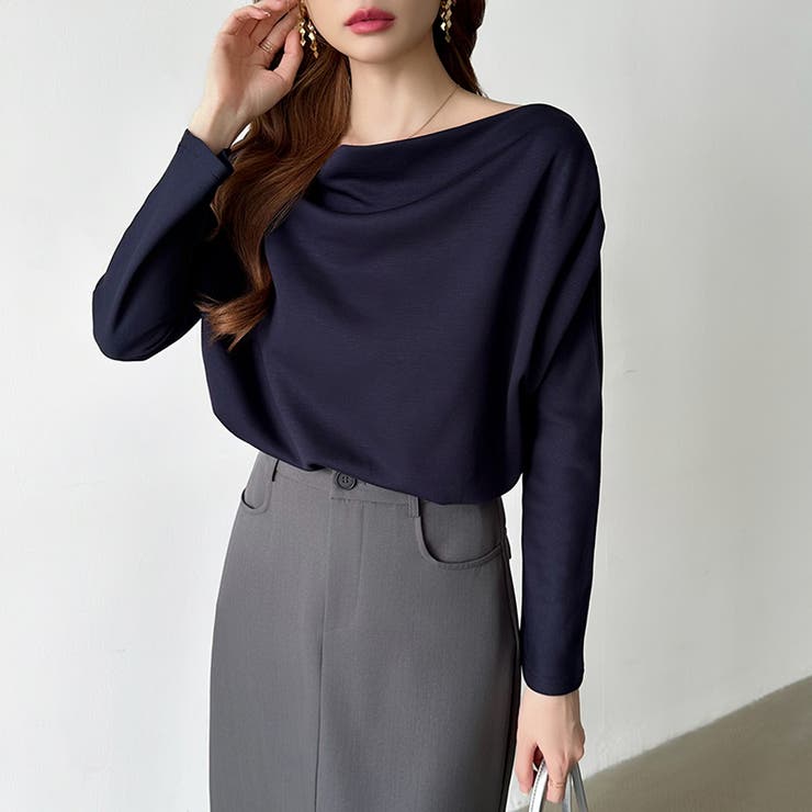 3wayで着回し自在 オフショルダー ドレープトップス | COCOMOMO | 詳細画像41 