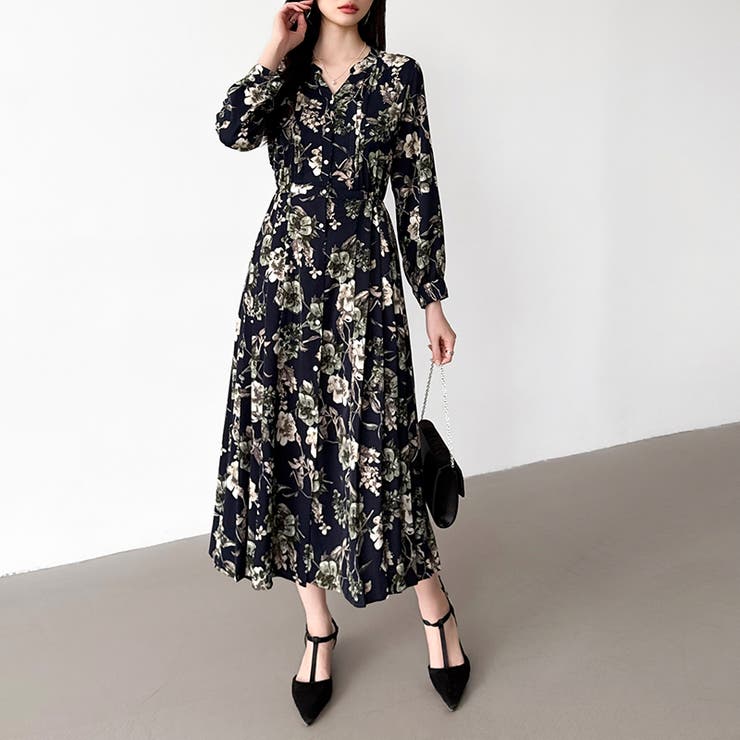 【花柄 ドット柄】 きれいめワンピース | COCOMOMO | 詳細画像25 