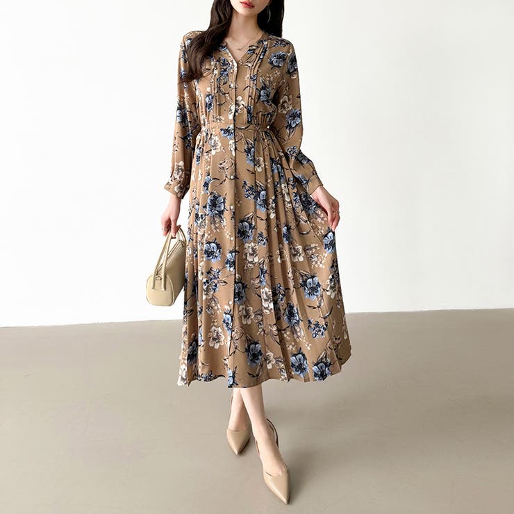 【花柄 ドット柄】 きれいめワンピース | COCOMOMO | 詳細画像43 