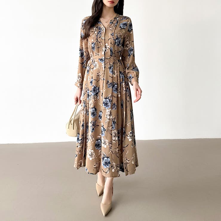 【花柄 ドット柄】 きれいめワンピース | COCOMOMO | 詳細画像44 