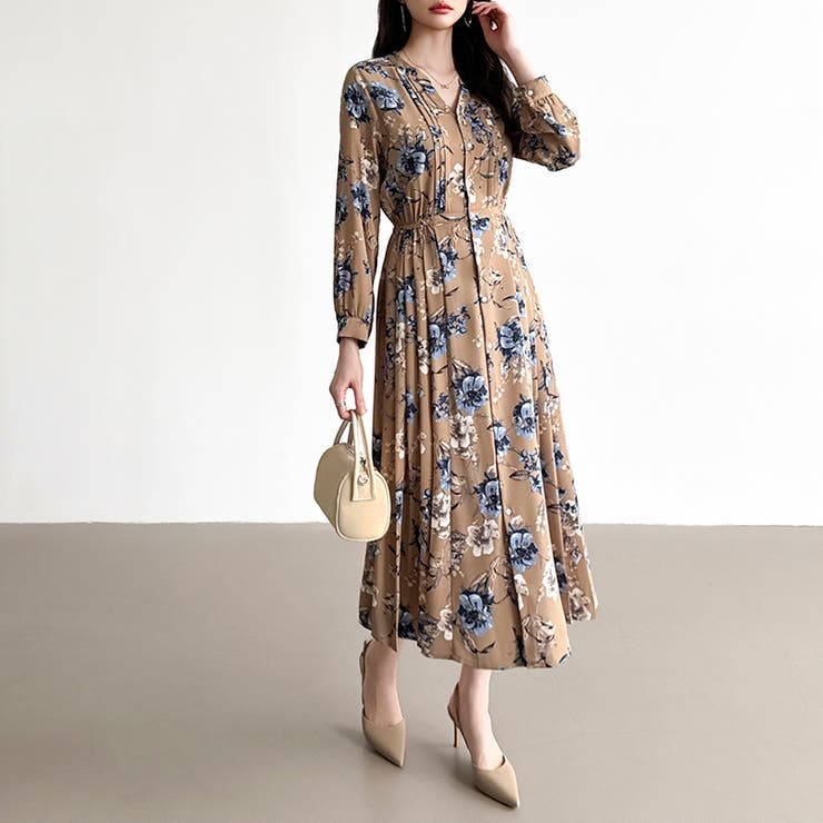 【花柄 ドット柄】 きれいめワンピース | COCOMOMO | 詳細画像46 