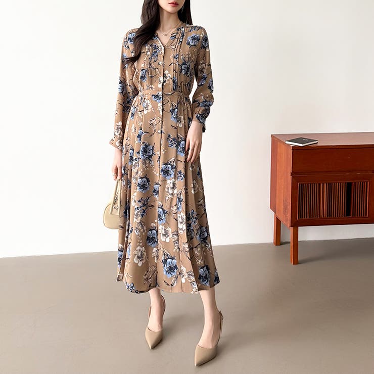 【花柄 ドット柄】 きれいめワンピース | COCOMOMO | 詳細画像51 