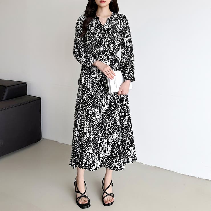 【花柄 ドット柄】 きれいめワンピース | COCOMOMO | 詳細画像59 