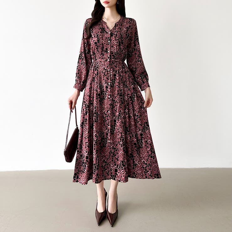 【花柄 ドット柄】 きれいめワンピース | COCOMOMO | 詳細画像61 