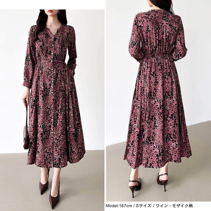 【花柄 ドット柄】 きれいめワンピース | COCOMOMO | 詳細画像66 