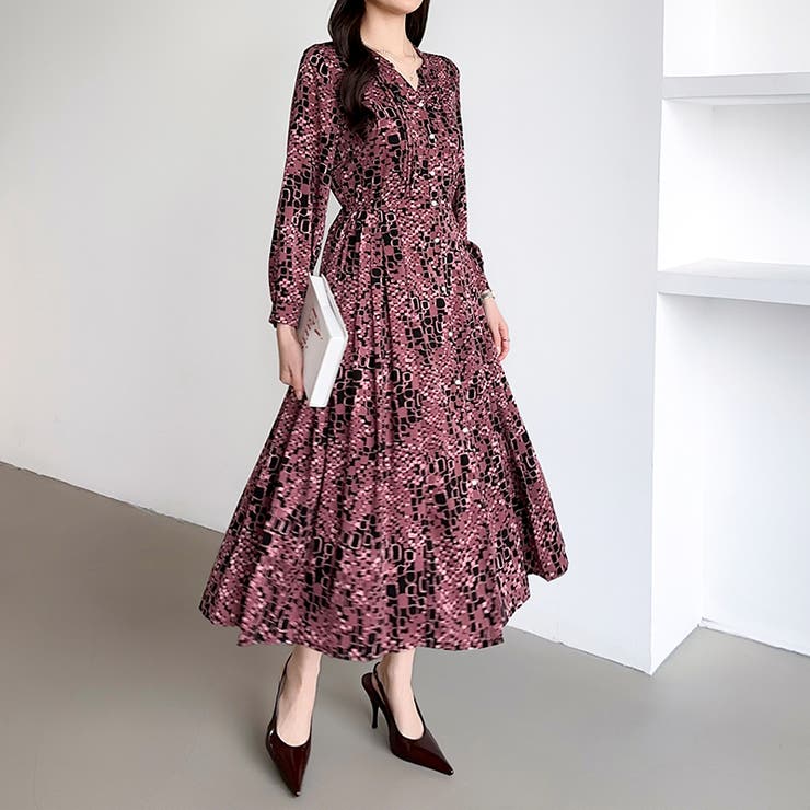 【花柄 ドット柄】 きれいめワンピース | COCOMOMO | 詳細画像68 