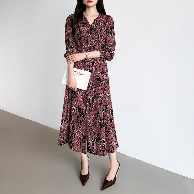 【花柄 ドット柄】 きれいめワンピース | COCOMOMO | 詳細画像69 