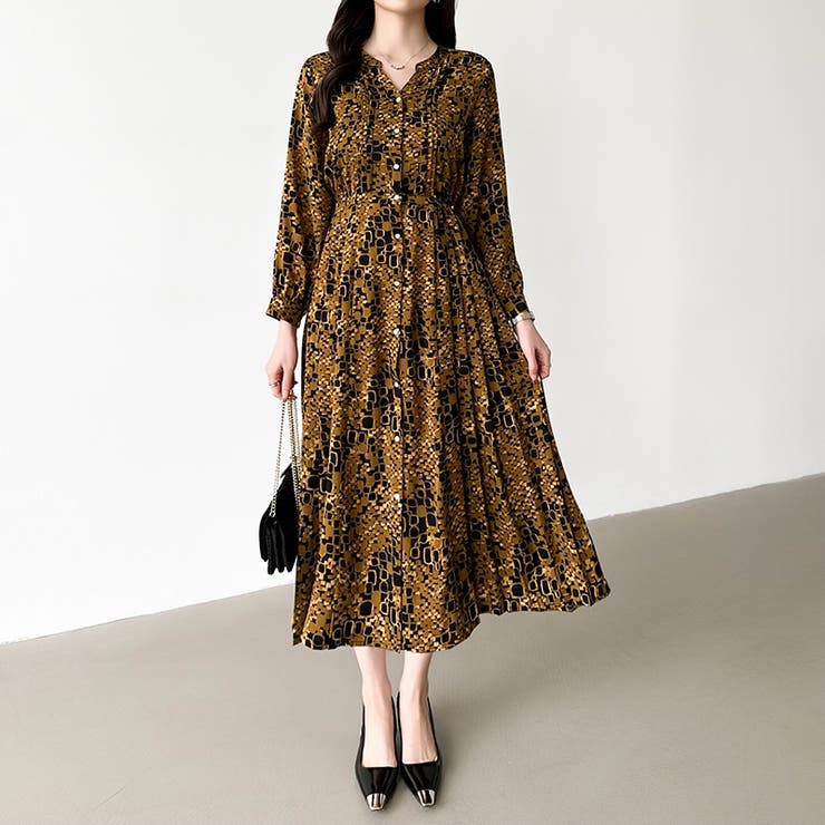 【花柄 ドット柄】 きれいめワンピース | COCOMOMO | 詳細画像70 