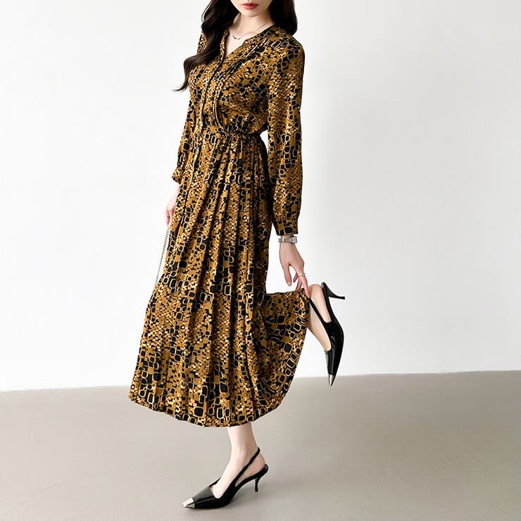 【花柄 ドット柄】 きれいめワンピース | COCOMOMO | 詳細画像73 