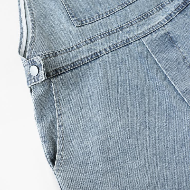 デニムサロペットパンツ サロペット オーバーオール[品番