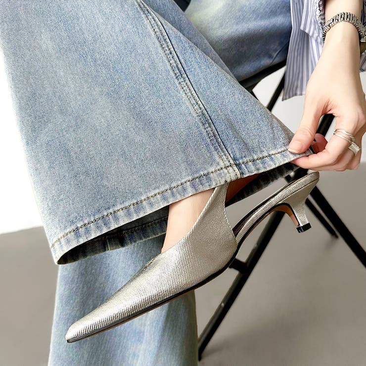 ダメージレースデニム デニムパンツ ダメージジーンズ | COCOMOMO | 詳細画像13 