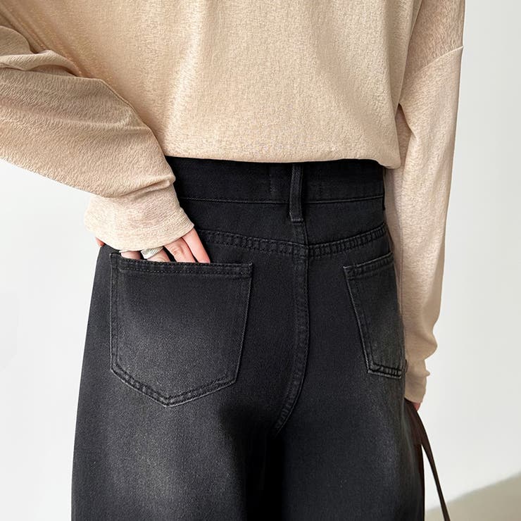 ダメージレースデニム デニムパンツ ダメージジーンズ | COCOMOMO | 詳細画像23 