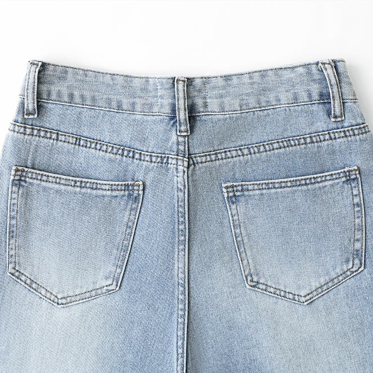 ダメージレースデニム デニムパンツ ダメージジーンズ | COCOMOMO | 詳細画像28 