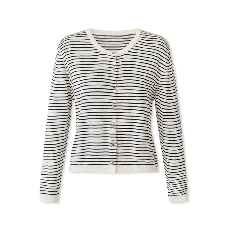 ボーダーニットカーディガン ボーダーニット カーディガン | COCOMOMO | 詳細画像19 