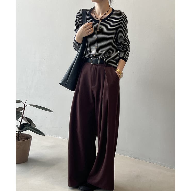 ボーダーニットカーディガン ボーダーニット カーディガン | COCOMOMO | 詳細画像6 