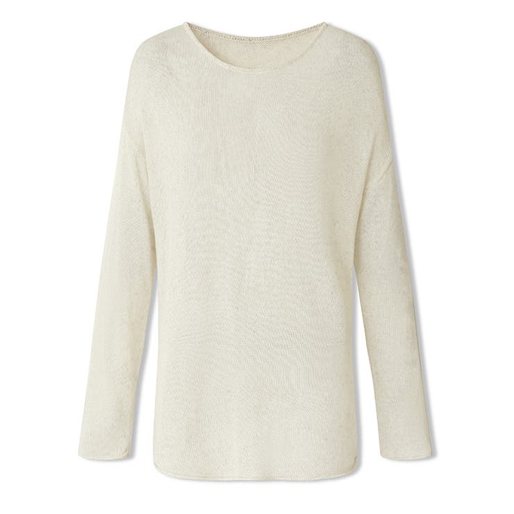 ゆるっと大人カジュアル シアーニット ラウンドネック | COCOMOMO | 詳細画像39 