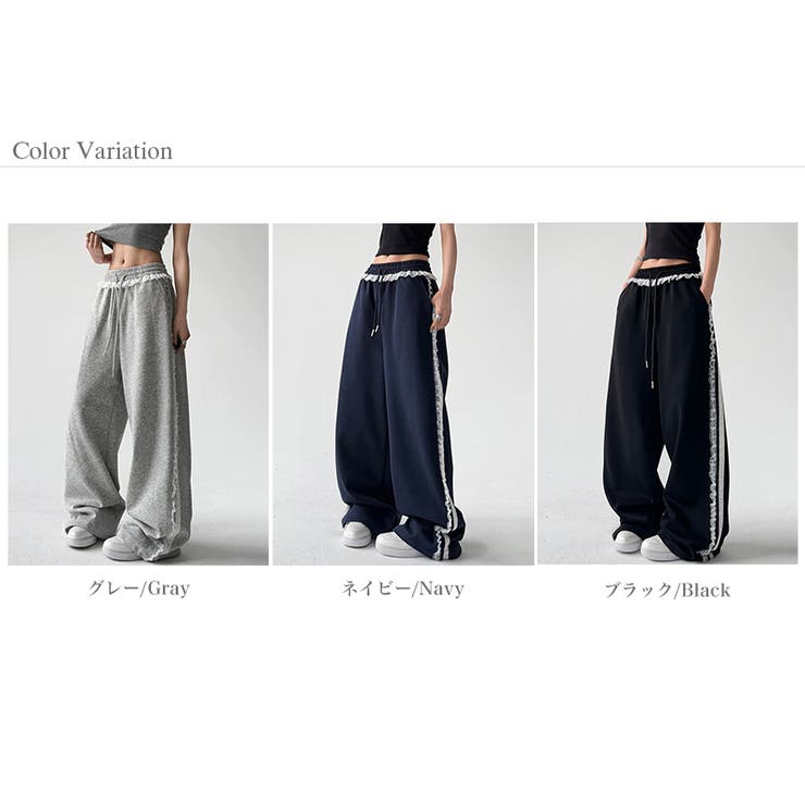 CRONOS グレー スウェットパンツ サイドストライプ　M CRONOS グレー スウェットパンツ サイドストライプ M