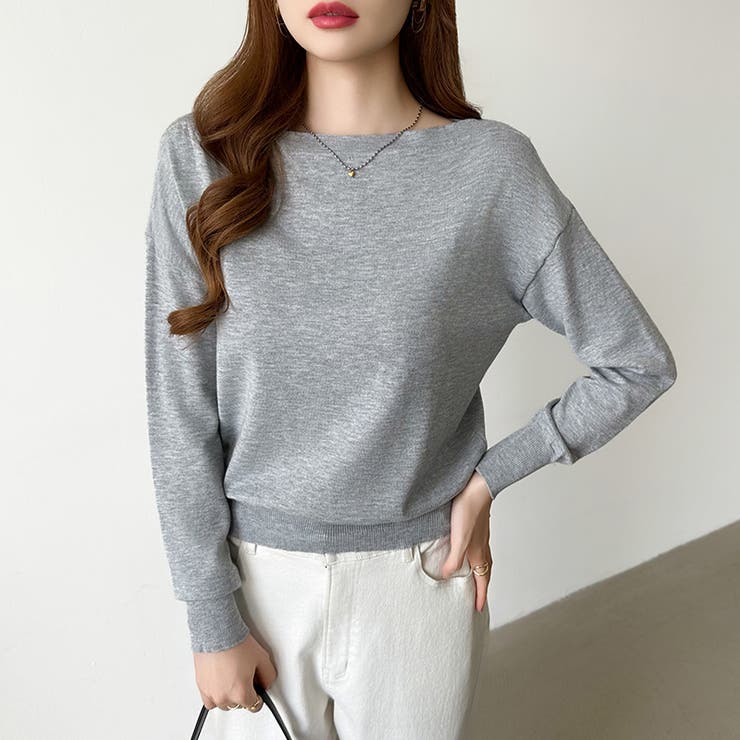 オフショルダー ニット ワンショルダーニット | COCOMOMO | 詳細画像2 