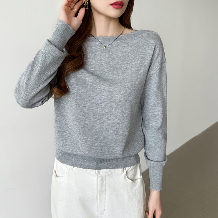 オフショルダー ニット ワンショルダーニット | COCOMOMO | 詳細画像3 