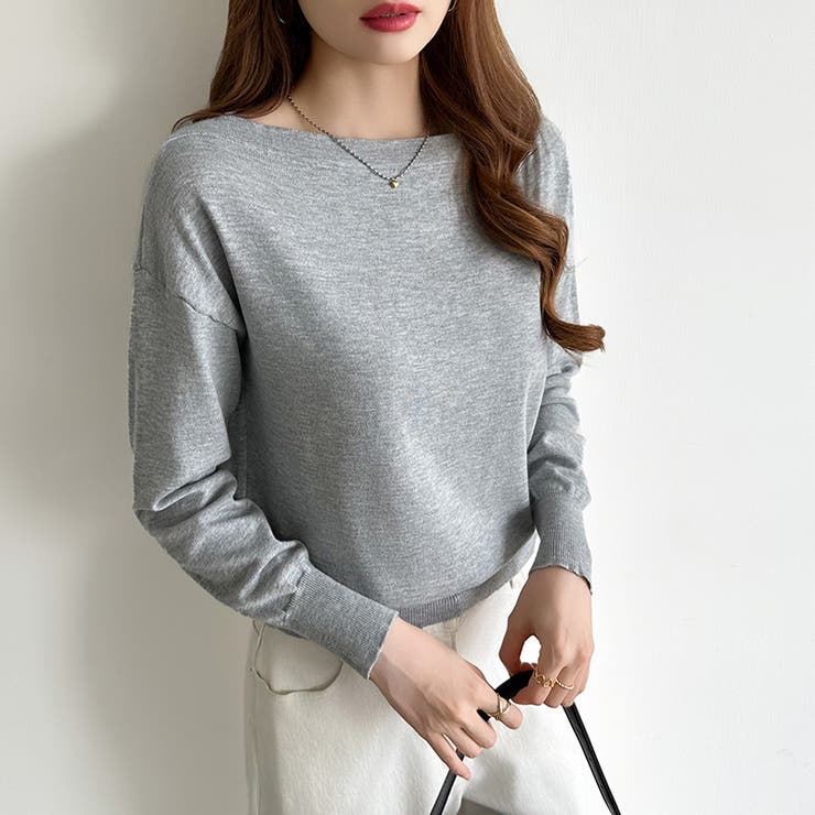 オフショルダー ニット ワンショルダーニット | COCOMOMO | 詳細画像4 