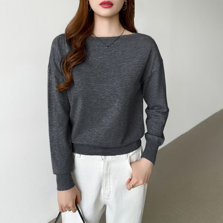 オフショルダー ニット ワンショルダーニット | COCOMOMO | 詳細画像46 