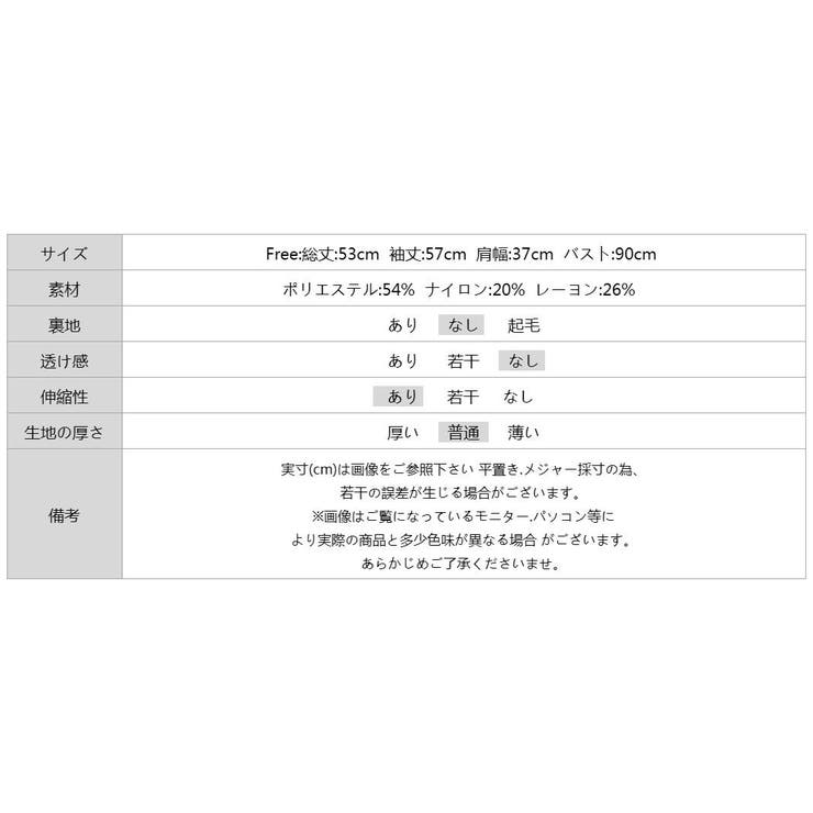 レイヤード風トップス ニット ボーダー | COCOMOMO | 詳細画像21 