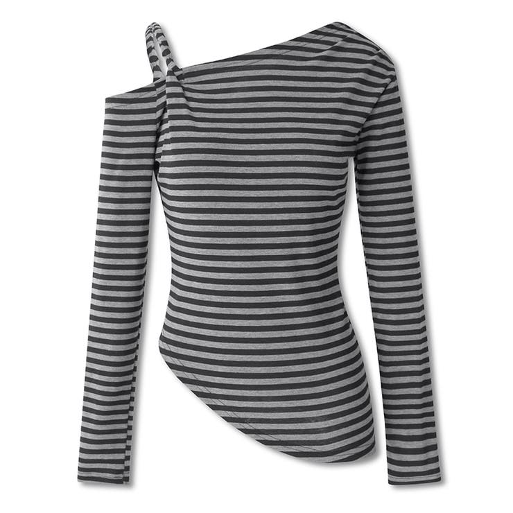 ツイストオフショルダートップス ワンショルダーニット オフショルダー | COCOMOMO | 詳細画像20 