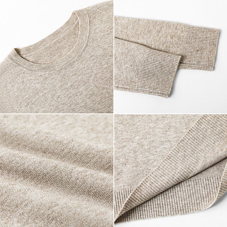 クルーネックニット 長袖ニット ニット | COCOMOMO | 詳細画像55 