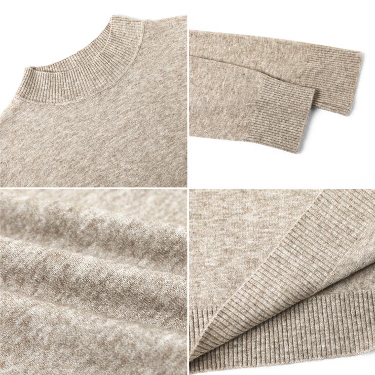 着回し力抜群！9色展開ニット ハイネックニット シンプルニット | COCOMOMO | 詳細画像56 