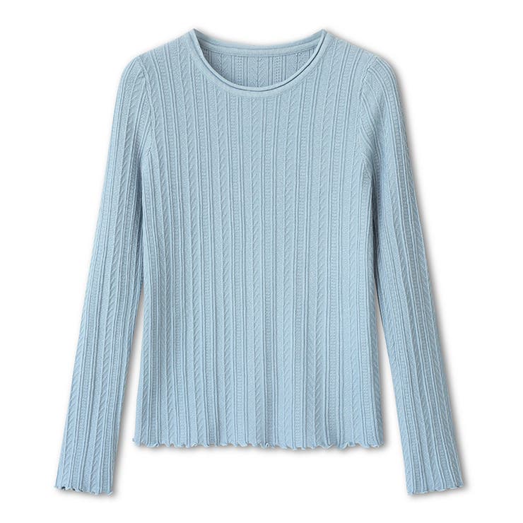 豊富な7色展開！メロウフリルクルーネックニット ニット クルーネック | COCOMOMO | 詳細画像46 