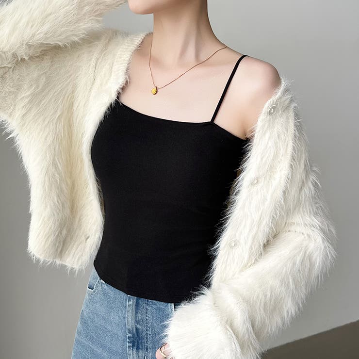 カップ付きキャミソール ブラトップ ブラキャミソール | COCOMOMO | 詳細画像18 