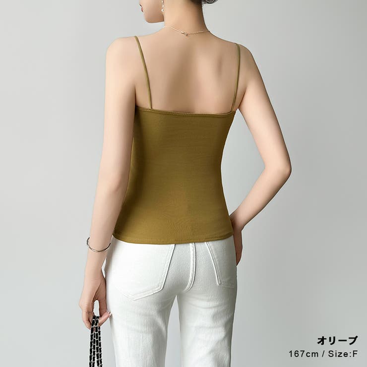 【新色登場】 カップ付きキャミソール ブラトップ | COCOMOMO | 詳細画像21 