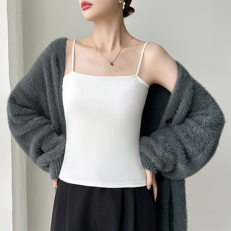 カップ付きキャミソール ブラトップ ブラキャミソール | COCOMOMO | 詳細画像8 