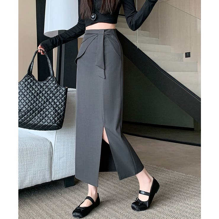 タイトスカート サイドスリット ナロースカート | COCOMOMO | 詳細画像10 