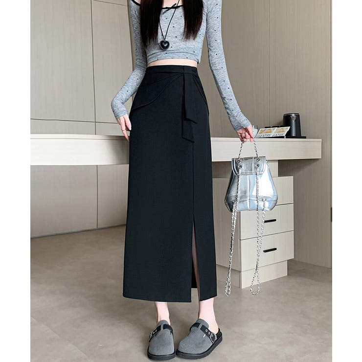 タイトスカート サイドスリット ナロースカート | COCOMOMO | 詳細画像16 