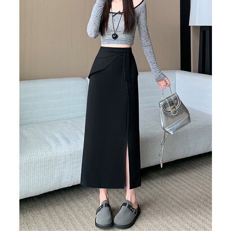 タイトスカート サイドスリット ナロースカート | COCOMOMO | 詳細画像17 