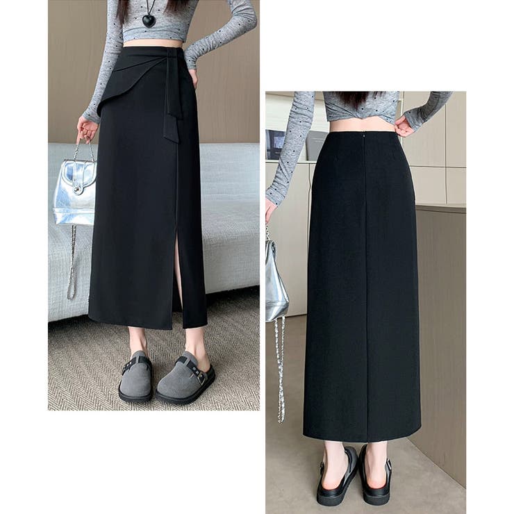 タイトスカート サイドスリット ナロースカート | COCOMOMO | 詳細画像18 