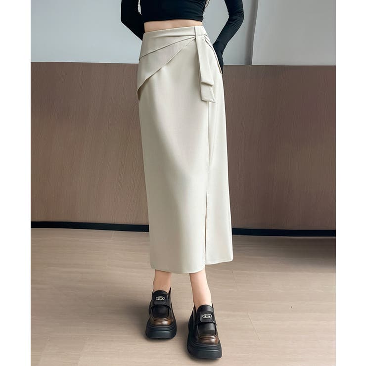 タイトスカート サイドスリット ナロースカート | COCOMOMO | 詳細画像4 