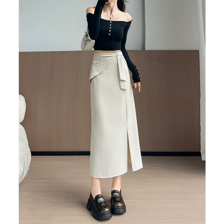 タイトスカート サイドスリット ナロースカート | COCOMOMO | 詳細画像6 