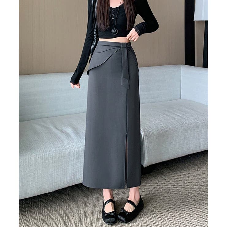 タイトスカート サイドスリット ナロースカート | COCOMOMO | 詳細画像8 