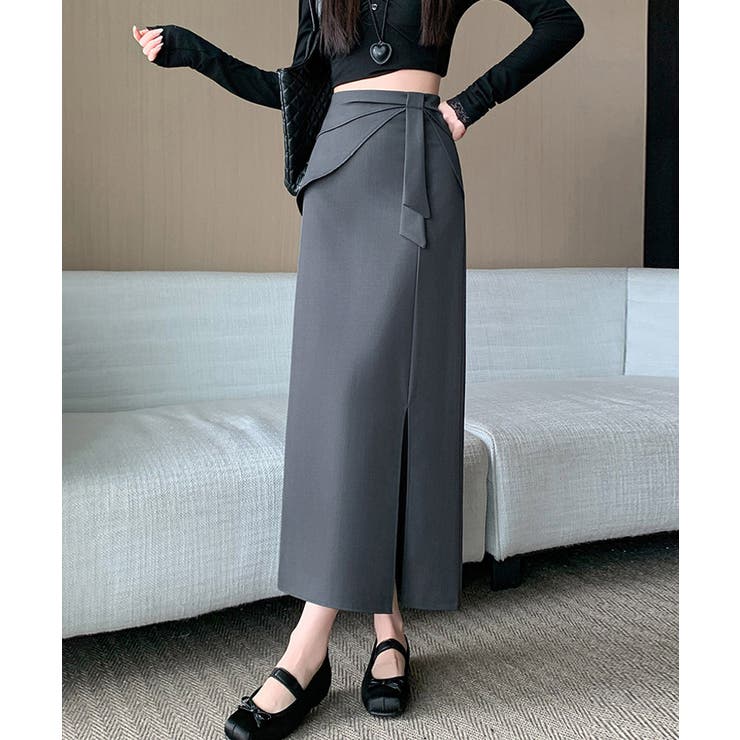 タイトスカート サイドスリット ナロースカート | COCOMOMO | 詳細画像9 